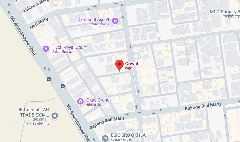 Grevol location map