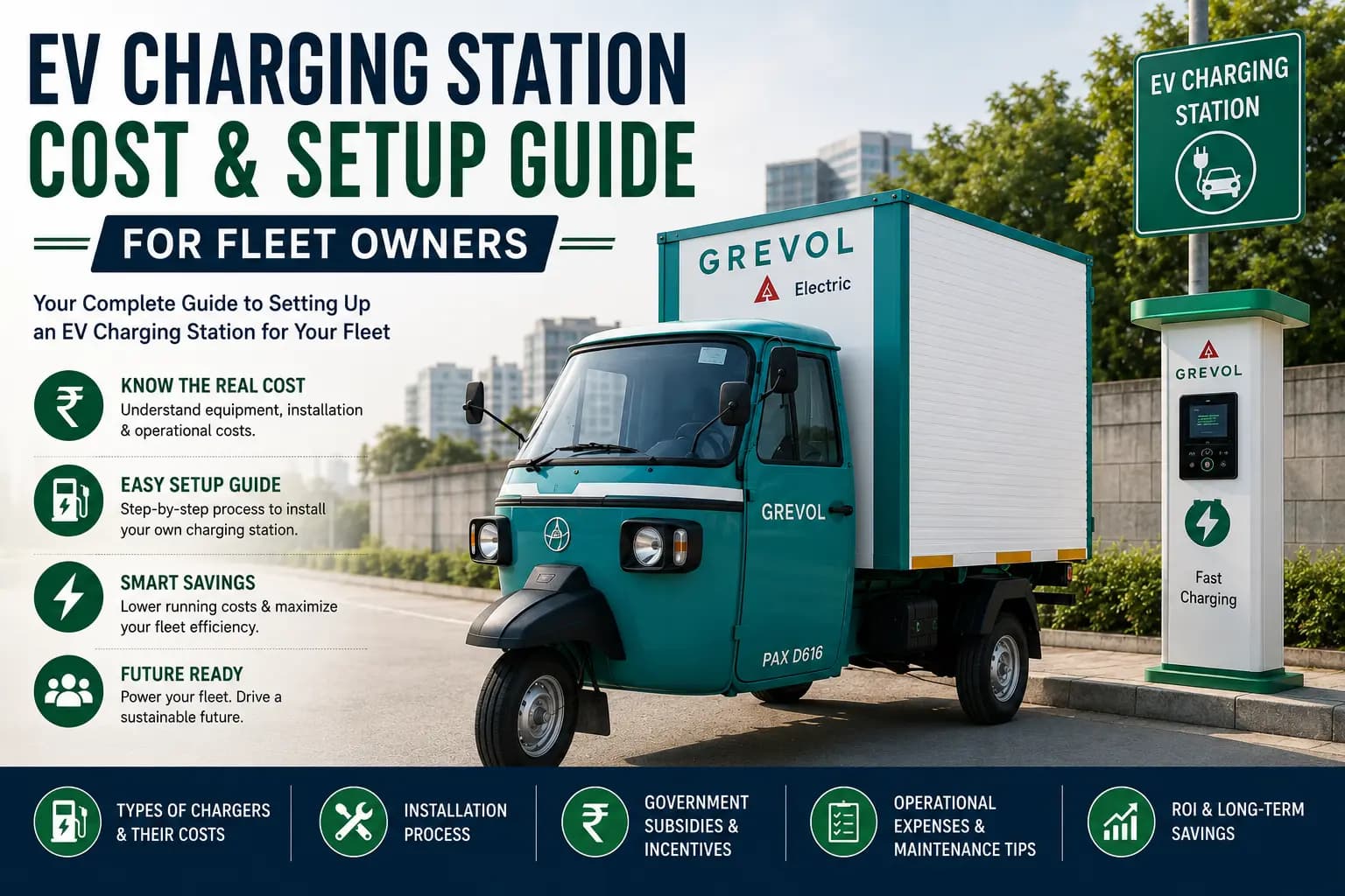 EV Charging Station Cost & Setup Guide for Fleet Owners